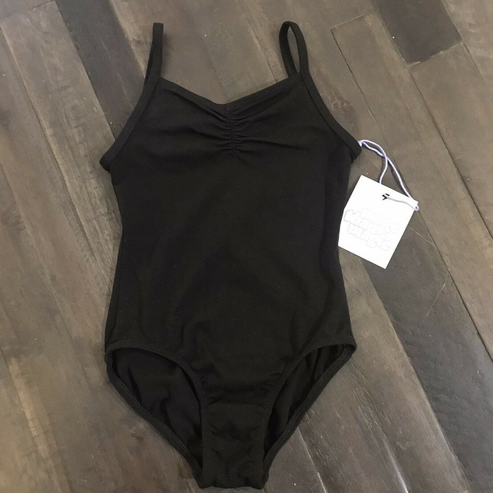 GIRLS BLACK DANCE LEOTARD Gymnastics Leotard